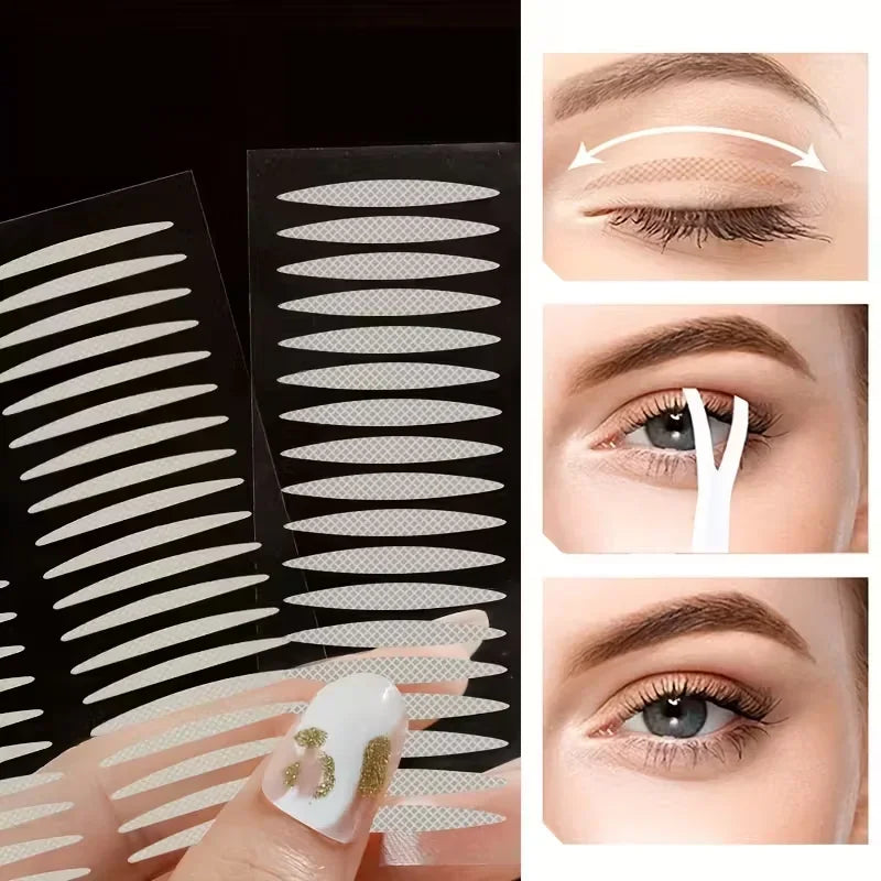 Invisible Self Adhesive Double Eyelid Tape With Application Tool