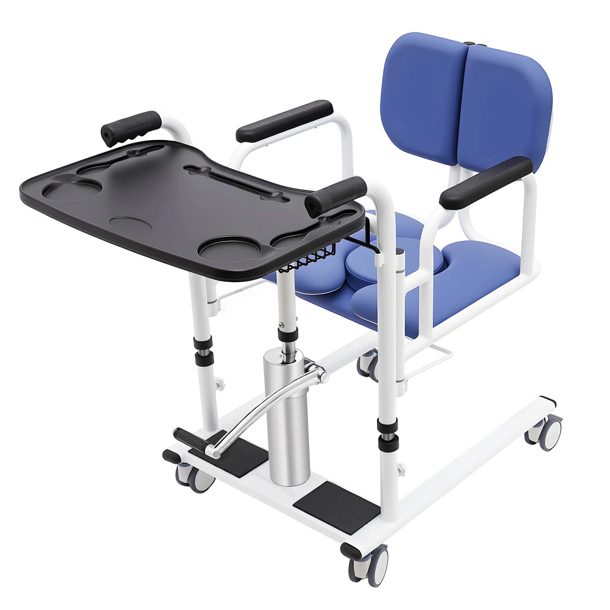 Hydraulic Patient Transfer Chair For Medical Assistive Mobility Care