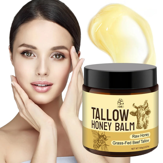 Aoao Natural Grass Fed Tallow Balm With Honey And Olive Oil