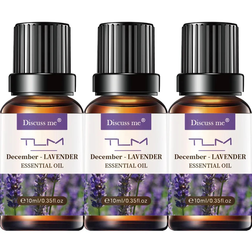 Lavender Lemon Rose Essential Oil Blend Set For Diffusers