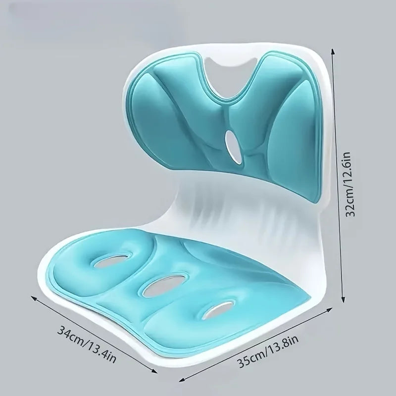 Portable Integrated Backrest Seat Cushion For Office And Travel