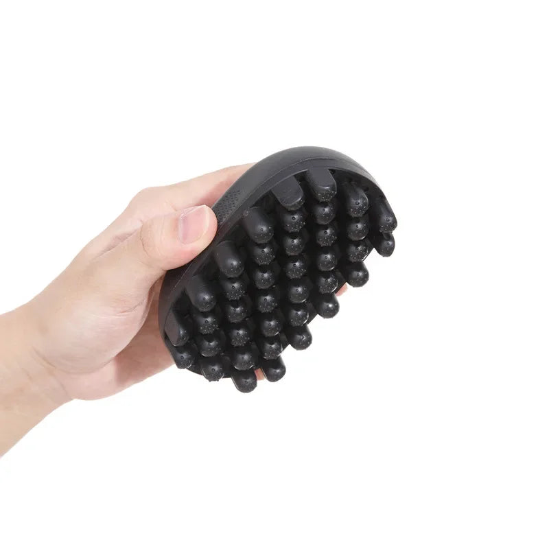 Portable Silicone Curly Hair Brush For Efficient Cleaning
