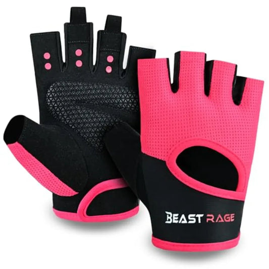 Professional Fingerless Workout Gloves With Breathable Palm Protection