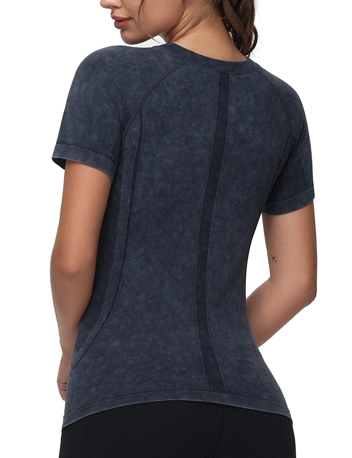 The Gym People Womens Breathable Seamless Running T Shirt