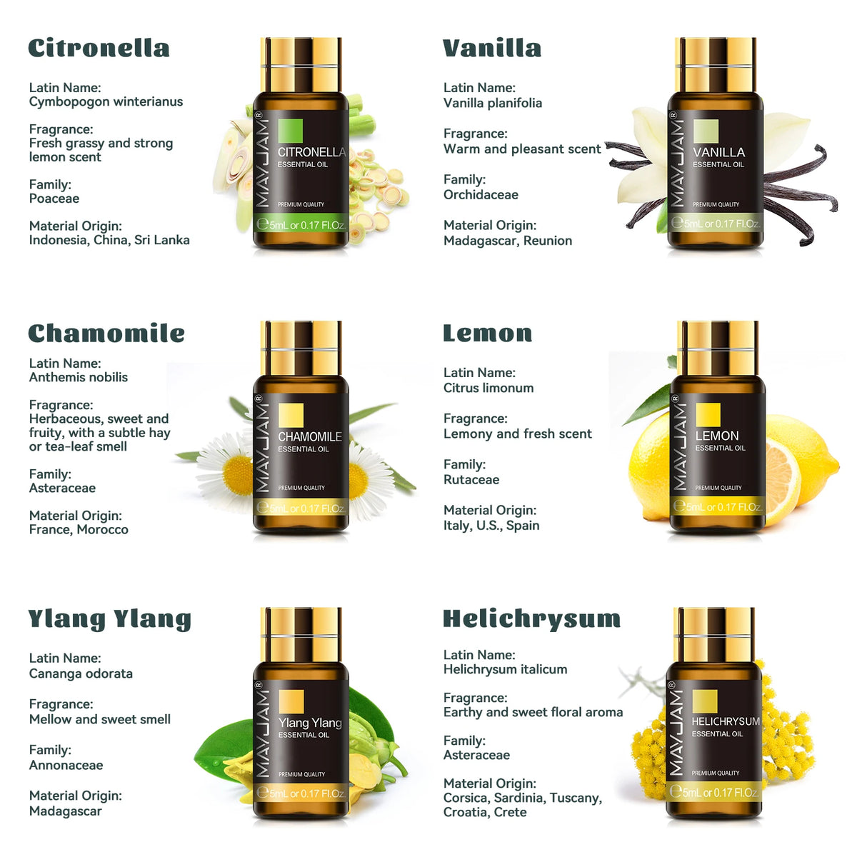 MAYJAM Premium Essential Oil Aromatherapy Gift Set For Home