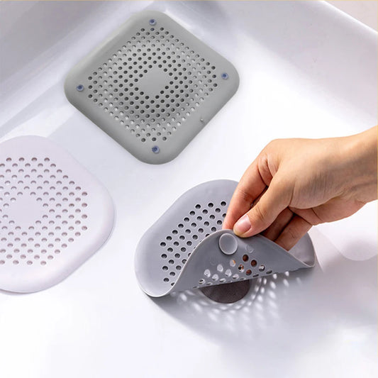 Silicone Hair Filter For Sink And Shower Drain Catcher Plug