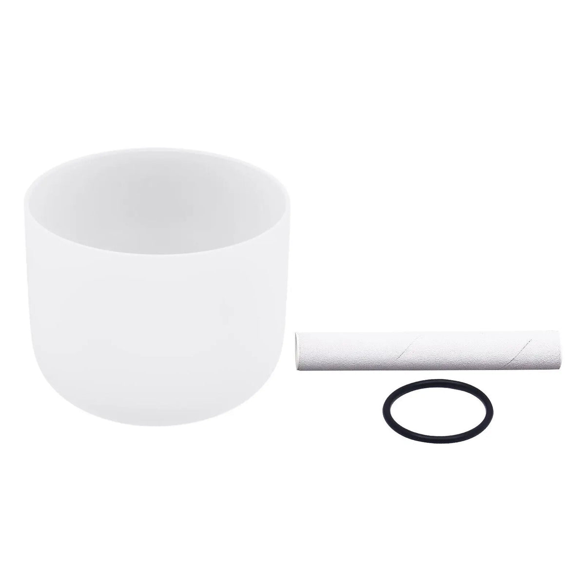 Premium Frosted Quartz Crystal Meditation Singing Bowl With Mallet