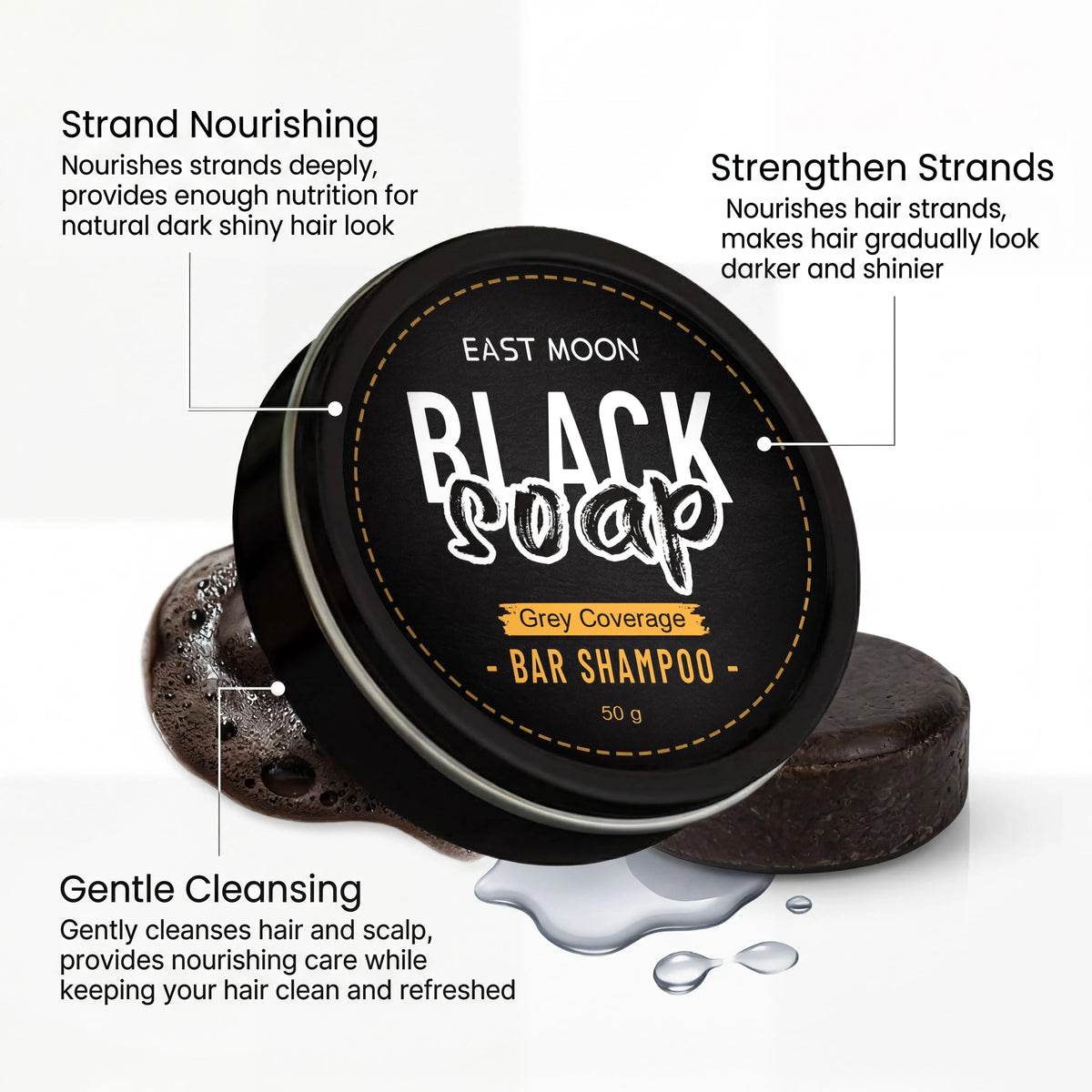 Natural Solid Shampoo Bar Restoring And Refreshing Vital Scalp Health