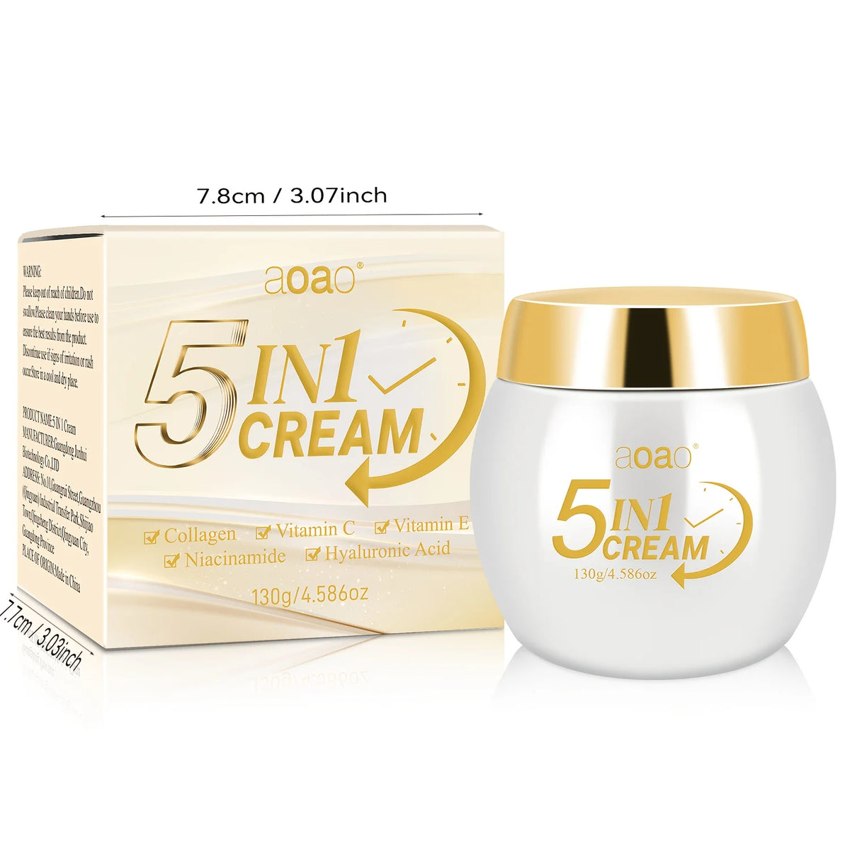 Aoao Moisturizing Cream With Collagen Centella And Niacinamide