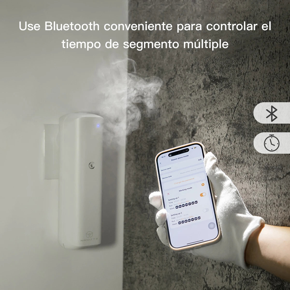 Namste Bluetooth Socket Aroma Diffuser For Home Air Freshener