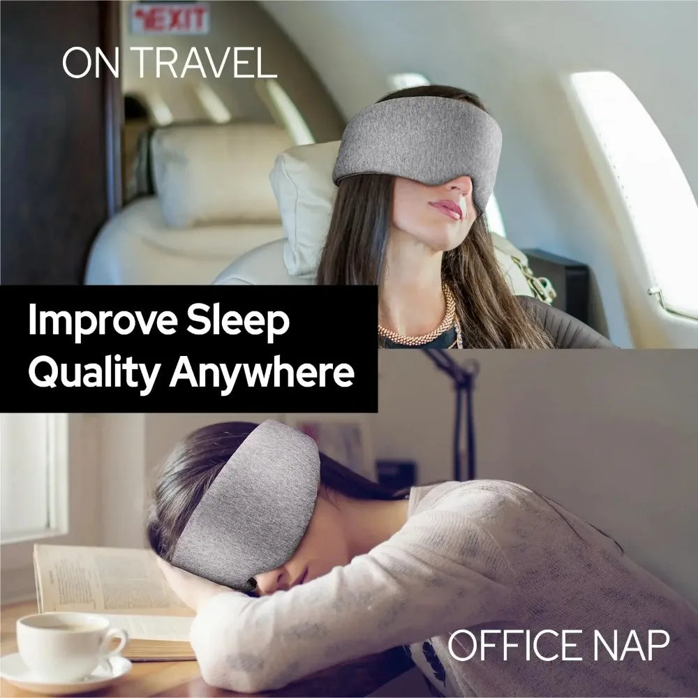 Breathable Adjustable Sleep Eye Mask For Travel And Daily Use
