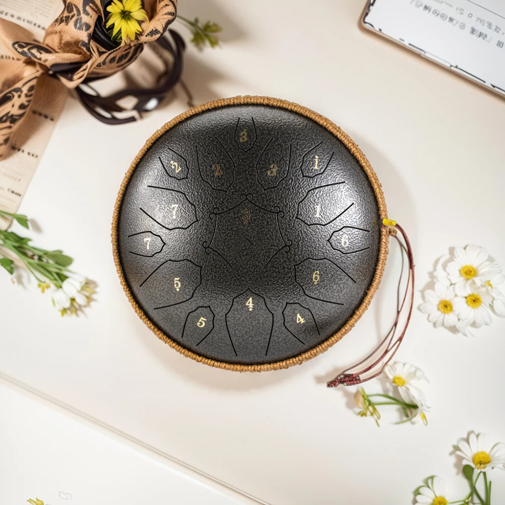 Alloyseed Steel Tongue Drum For Yoga Meditation Practice