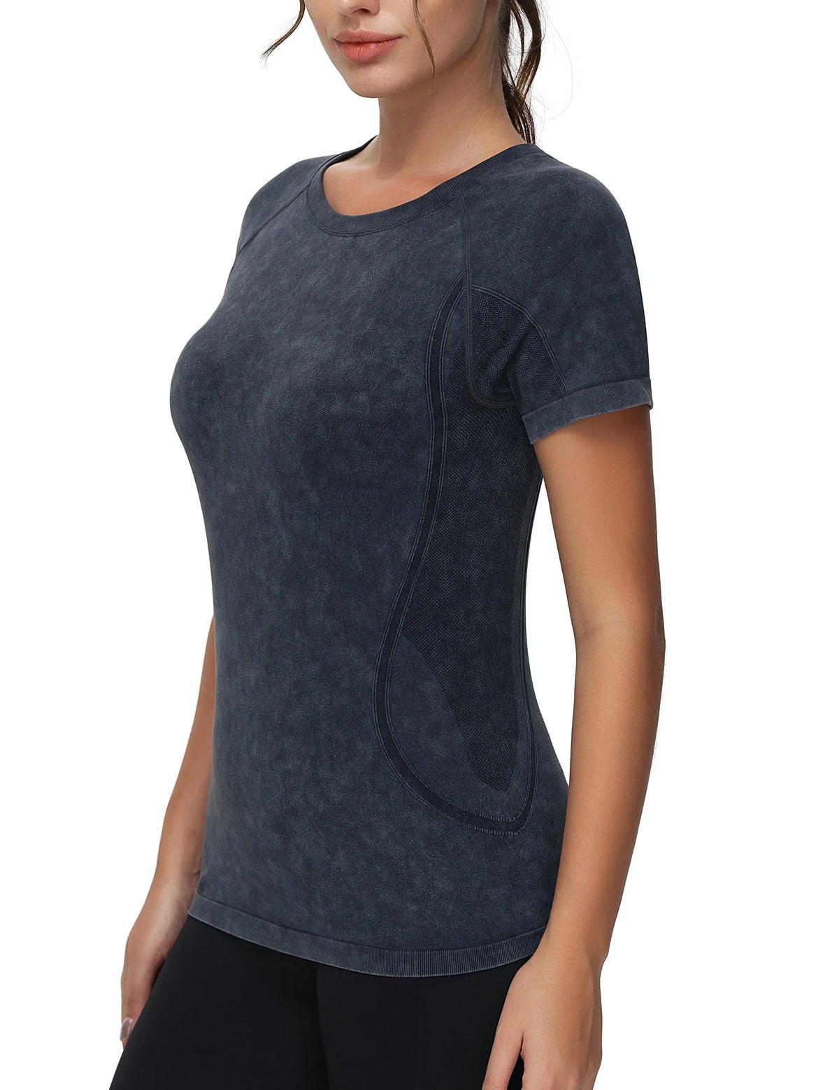 The Gym People Womens Breathable Seamless Running T Shirt