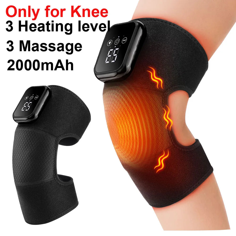 Hailicare Electric Knee Massager Providing Heat And Vibration Relief