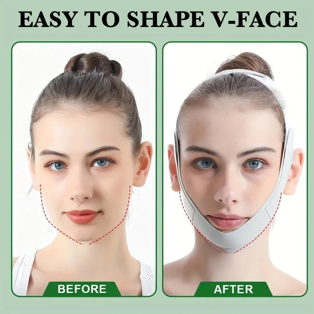 V-Shape Facial Slimming Band Targeting Double Chin Reduction And Lifting