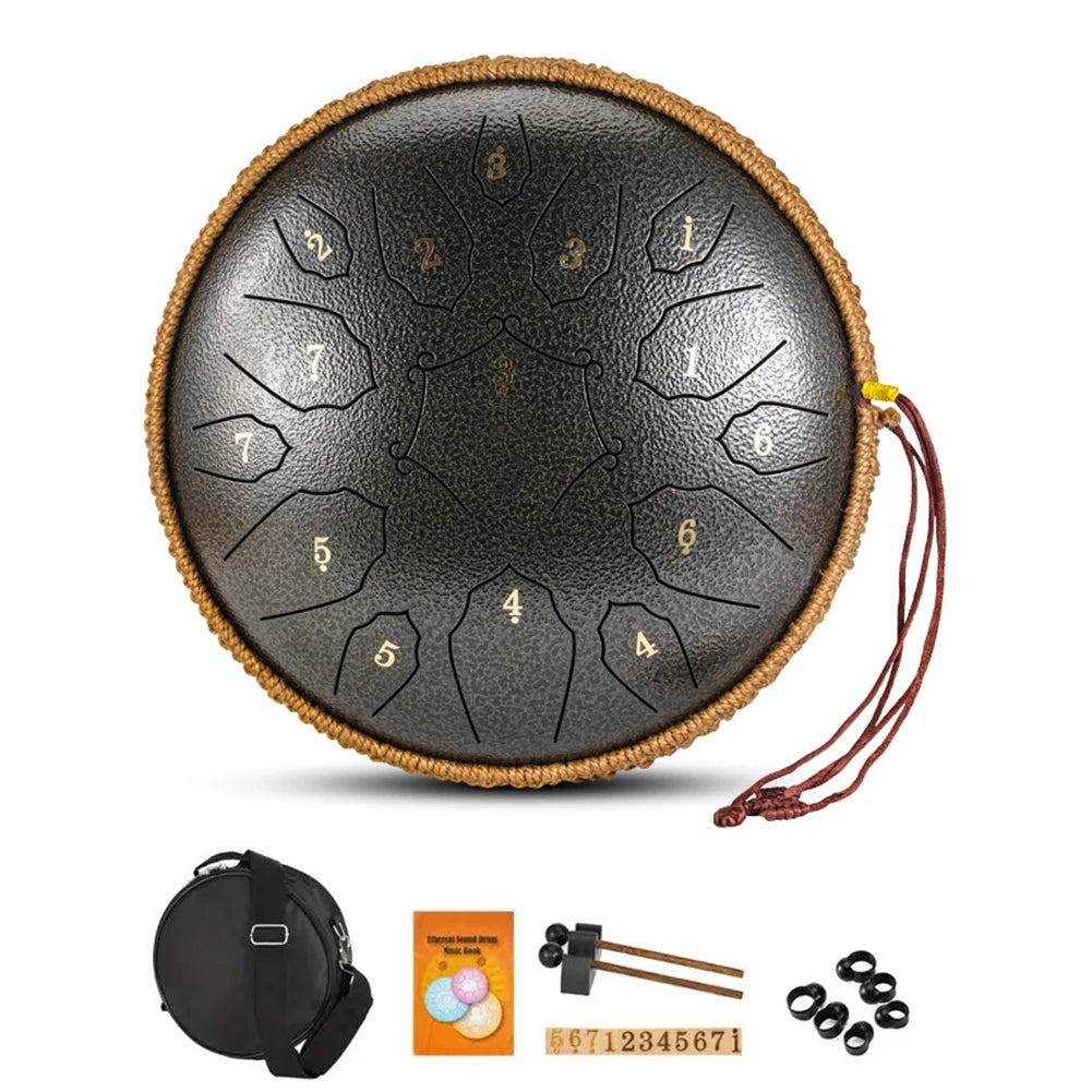Alloyseed Steel Tongue Drum For Yoga Meditation Practice