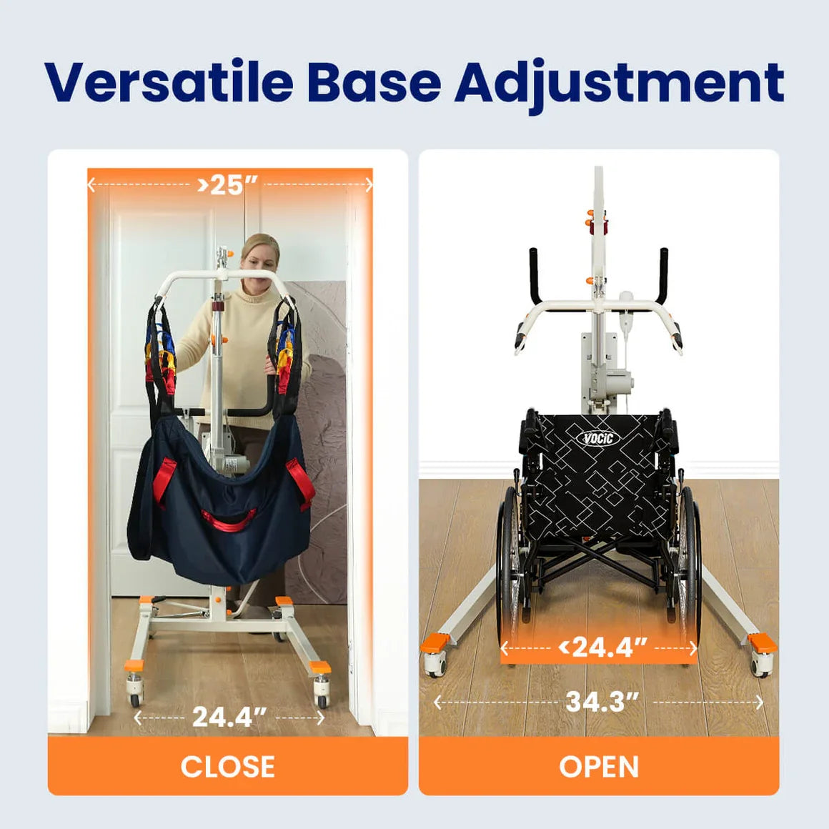 Electric Transfer Lift Adjustable Hydraulic Lift Chair For Seniors