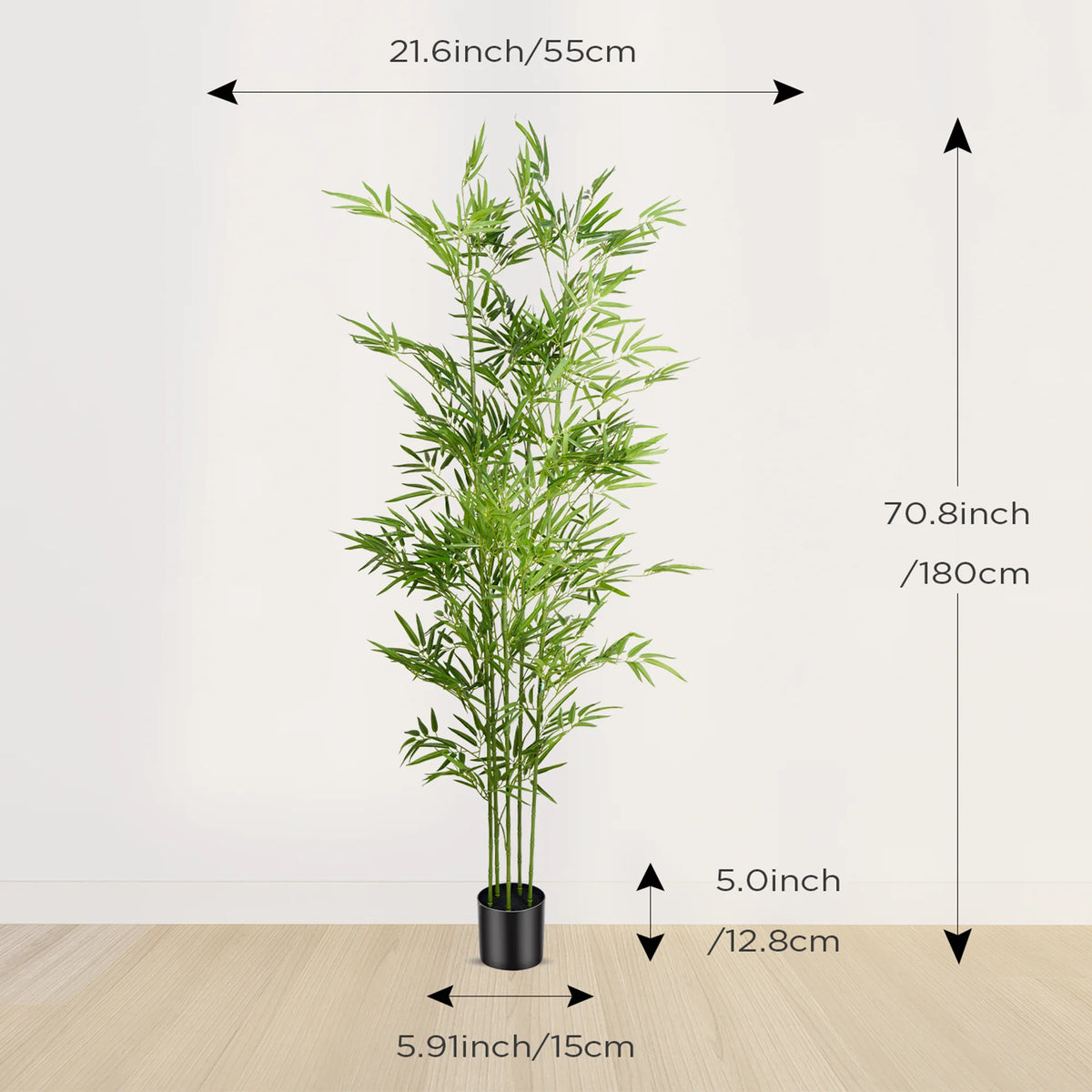 Olitree Artificial Bamboo Tree For Indoor Outdoor Home Decor