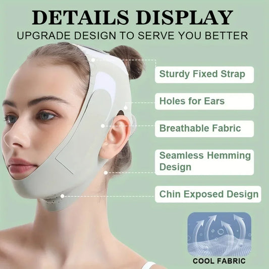 V-Shape Facial Slimming Band Targeting Double Chin Reduction And Lifting