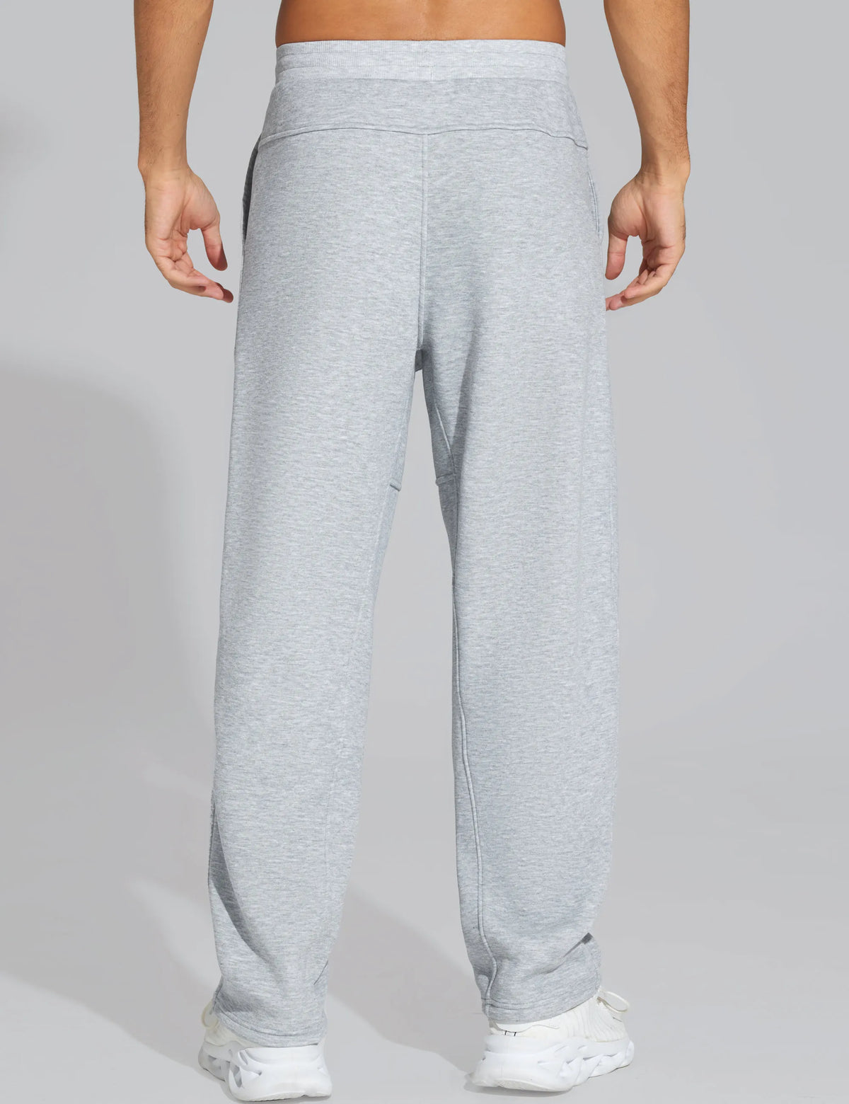 The Gym People Mens Baggy Fleece Drawstring Pocket Sweatpants