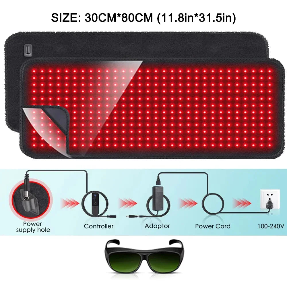 Astarexin Red Light Therapy Heating Pad For Muscle Relief