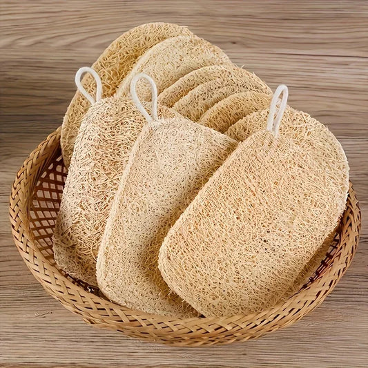 Natural Loofah Sponge Cleaning Pads For Daily Kitchen Home Use