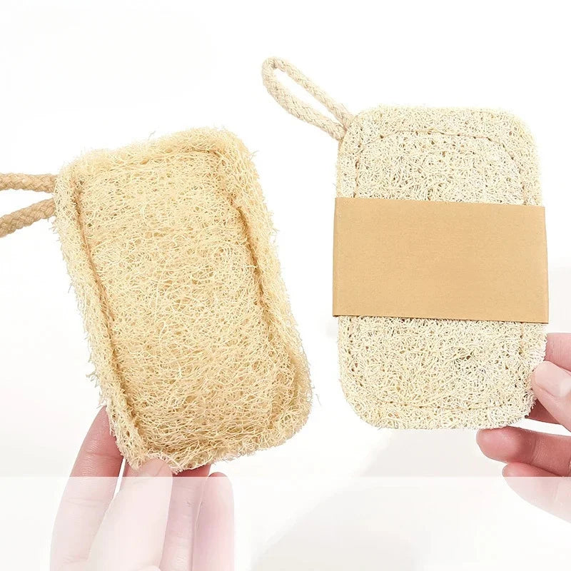 Natural Loofah Sponge Cleaning Pads For Daily Kitchen Home Use