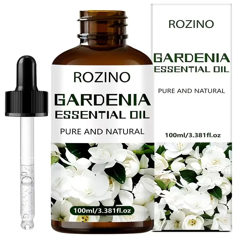 ROZINO Gardenia Essential Oil For Face Hair And Body Massage