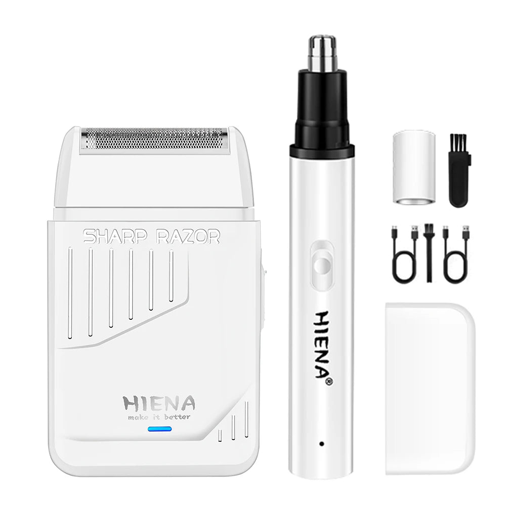 Hiena Rechargeable Electric Hair Clippers And Nose Ear Trimmer