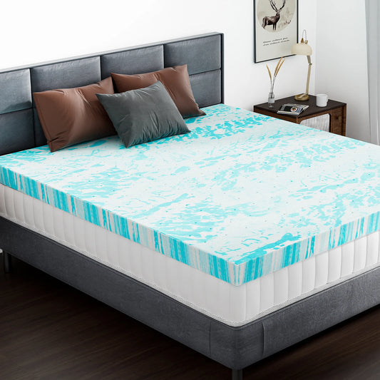 MCQ Gel Memory Foam Cooling Bed Mattress For Bedroom