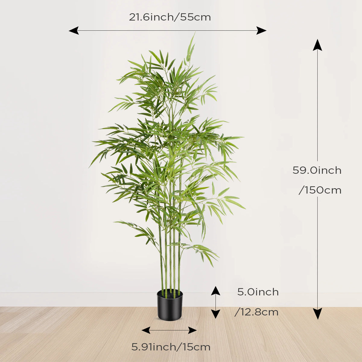 Olitree Artificial Bamboo Tree For Indoor Outdoor Home Decor