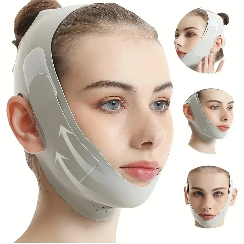 V-Shape Facial Slimming Band Targeting Double Chin Reduction And Lifting