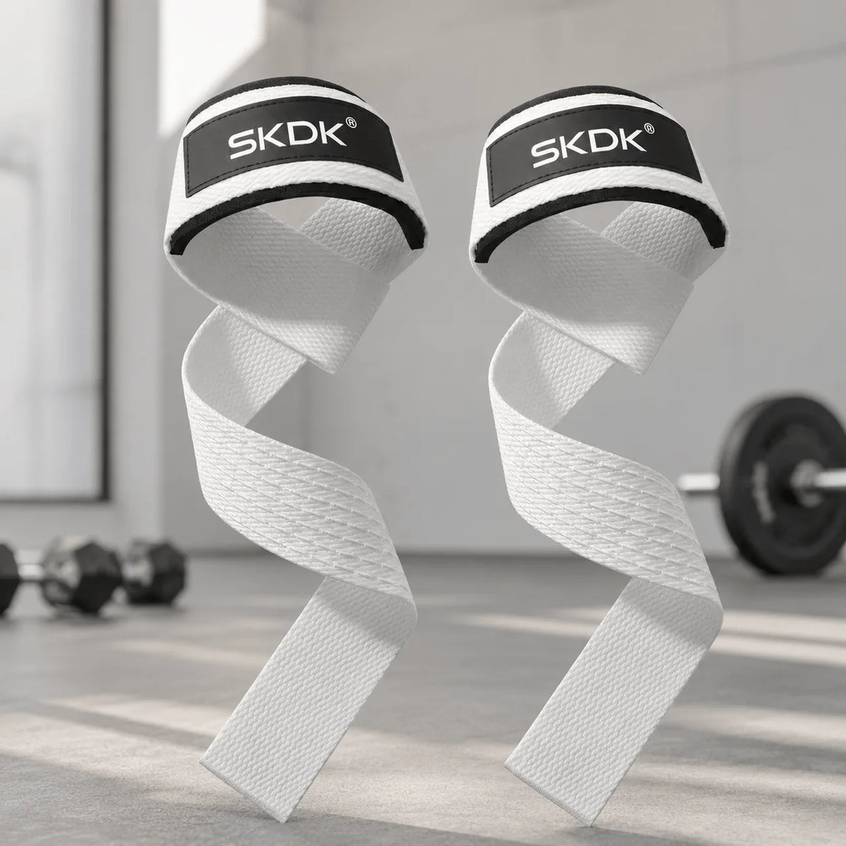 Neoprene Padded Lifting Straps For Weightlifting Gym