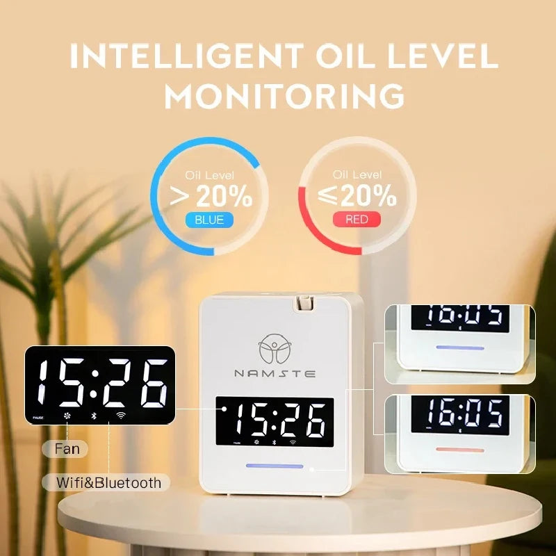 Aroma Tunnel Bluetooth Essential Oil Diffuser With Smart Monitoring System