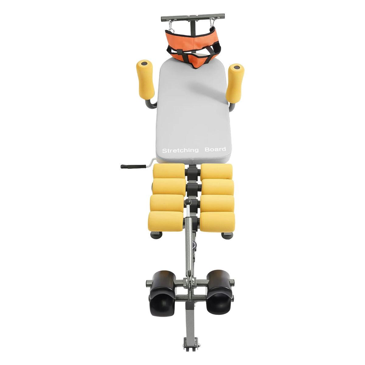 Bymaocar Adjustable Lumbar Cervical Spine Traction Back Stretcher