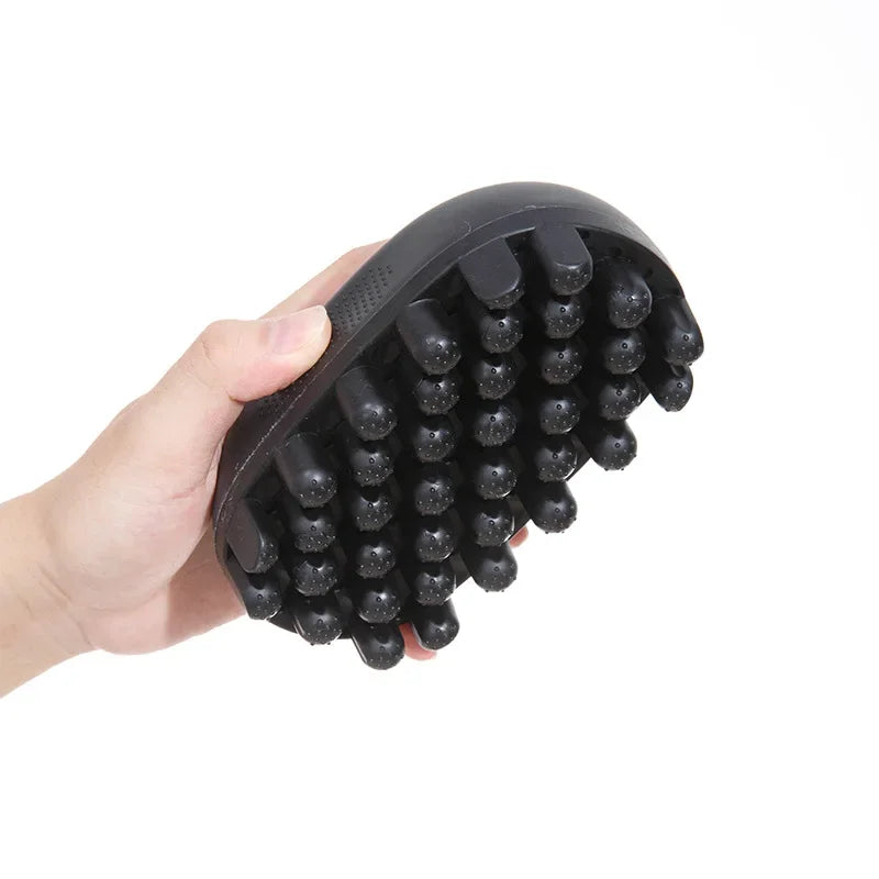 Portable Silicone Curly Hair Brush For Efficient Cleaning