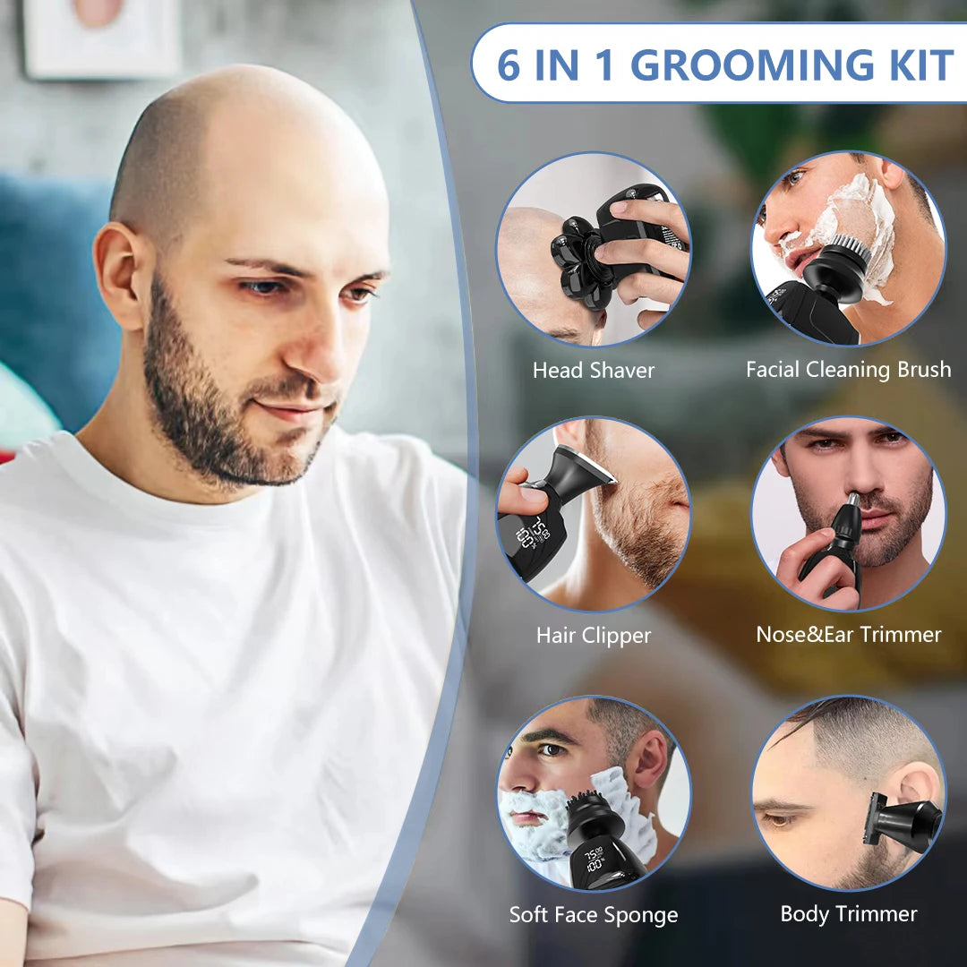 Sejoy 6 In 1 Cordless Electric Razor And Hair Clipper