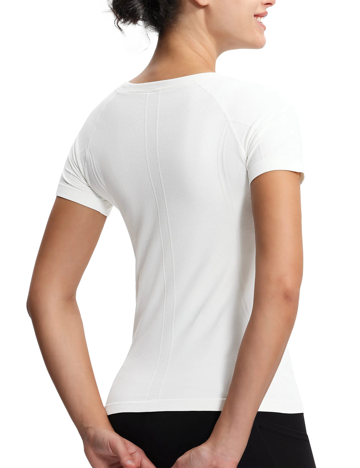 The Gym People Womens Breathable Seamless Running T Shirt