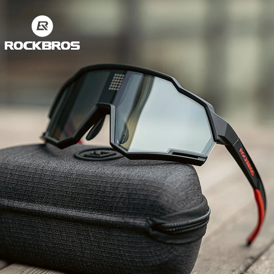 Rockbros Polarized Cycling Sunglasses With Switchable Lenses