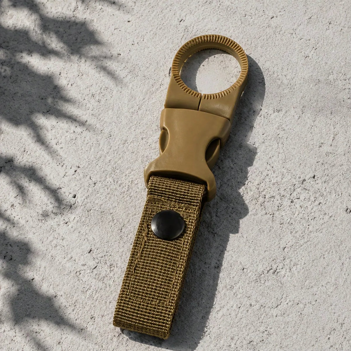 Durable Nylon Outdoor Hiking Carabiner Water Bottle Clip Set