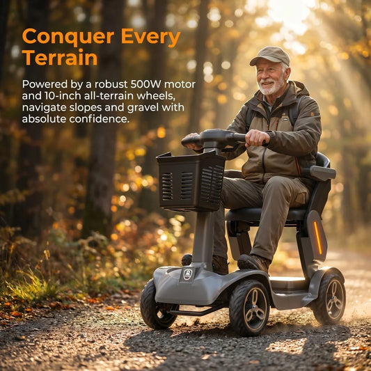 Unificare Spd2 Foldable Electric Mobility Scooter With Long Range