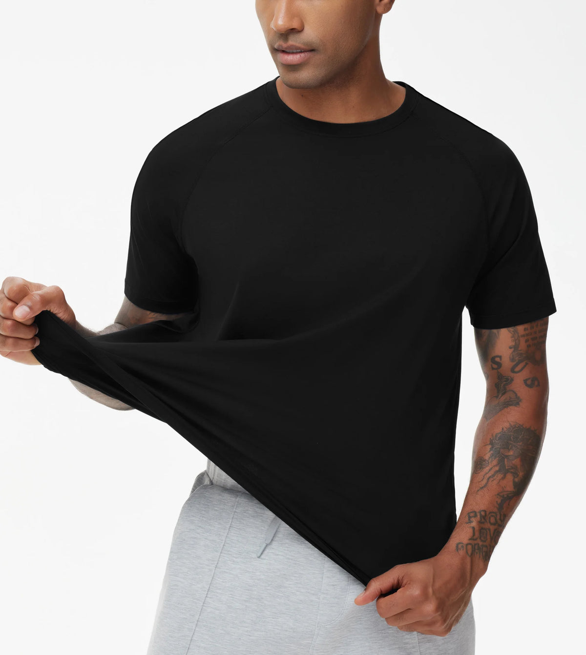 The Gym People Mens Upf 50 Plus Breathable Running Tops