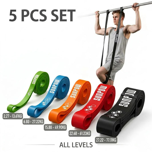 Sunpow Premium Natural Latex Pull Up Assistance Resistance Bands