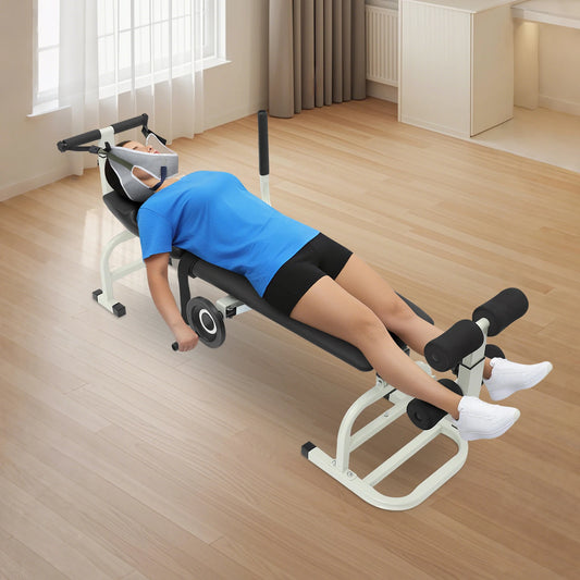Multifunctional Home Back Stretch Bench Neck Decompression Lumbar Traction