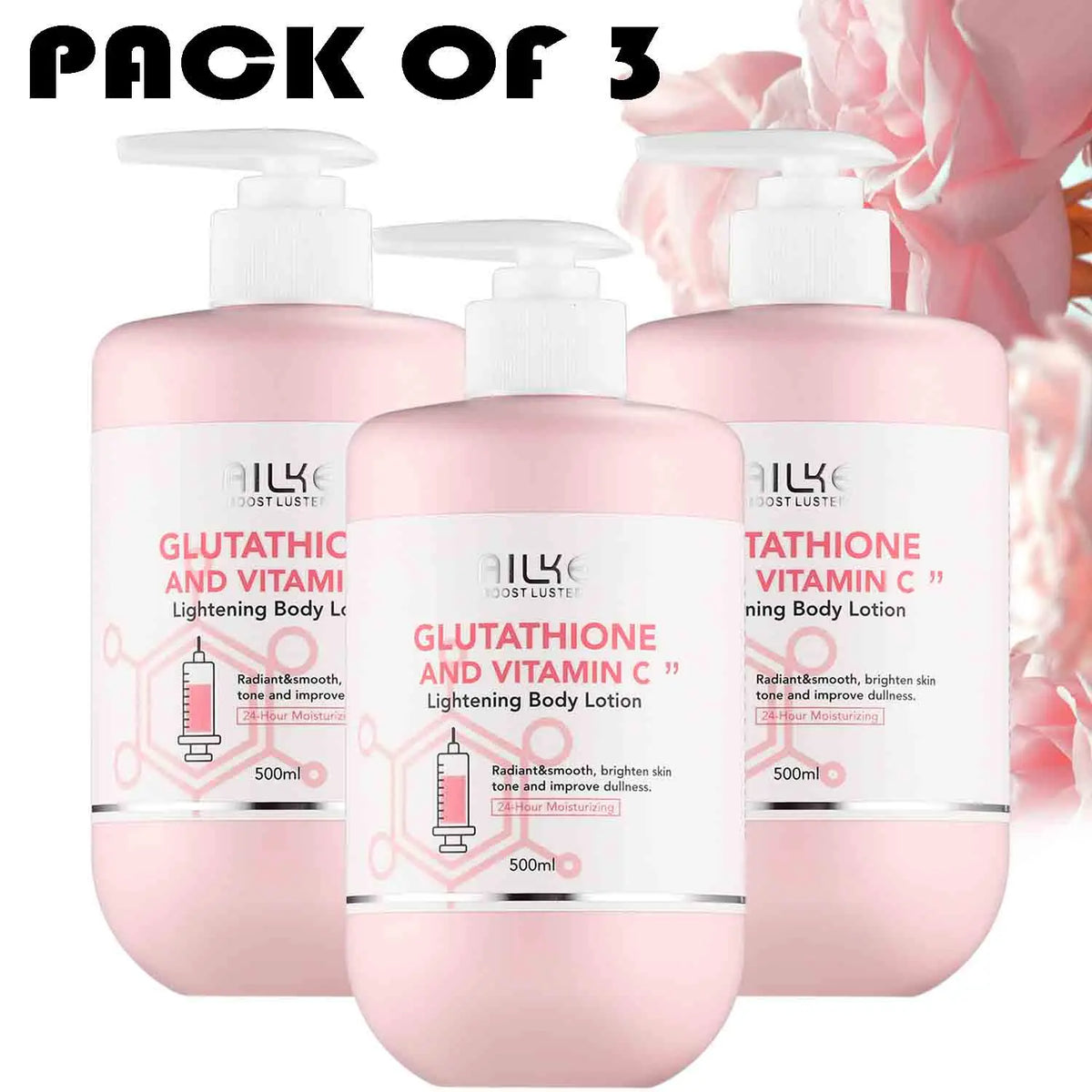 Ailke Glutathione Vitamin C Complete Body Whitening Kit
