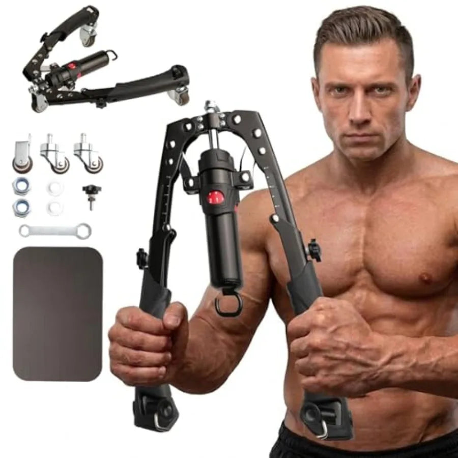 Hydraulic Arm Trainer And Adjustable Resistance Abdominal Roller