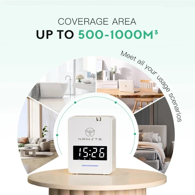 Aroma Tunnel Bluetooth Essential Oil Diffuser With Smart Monitoring System