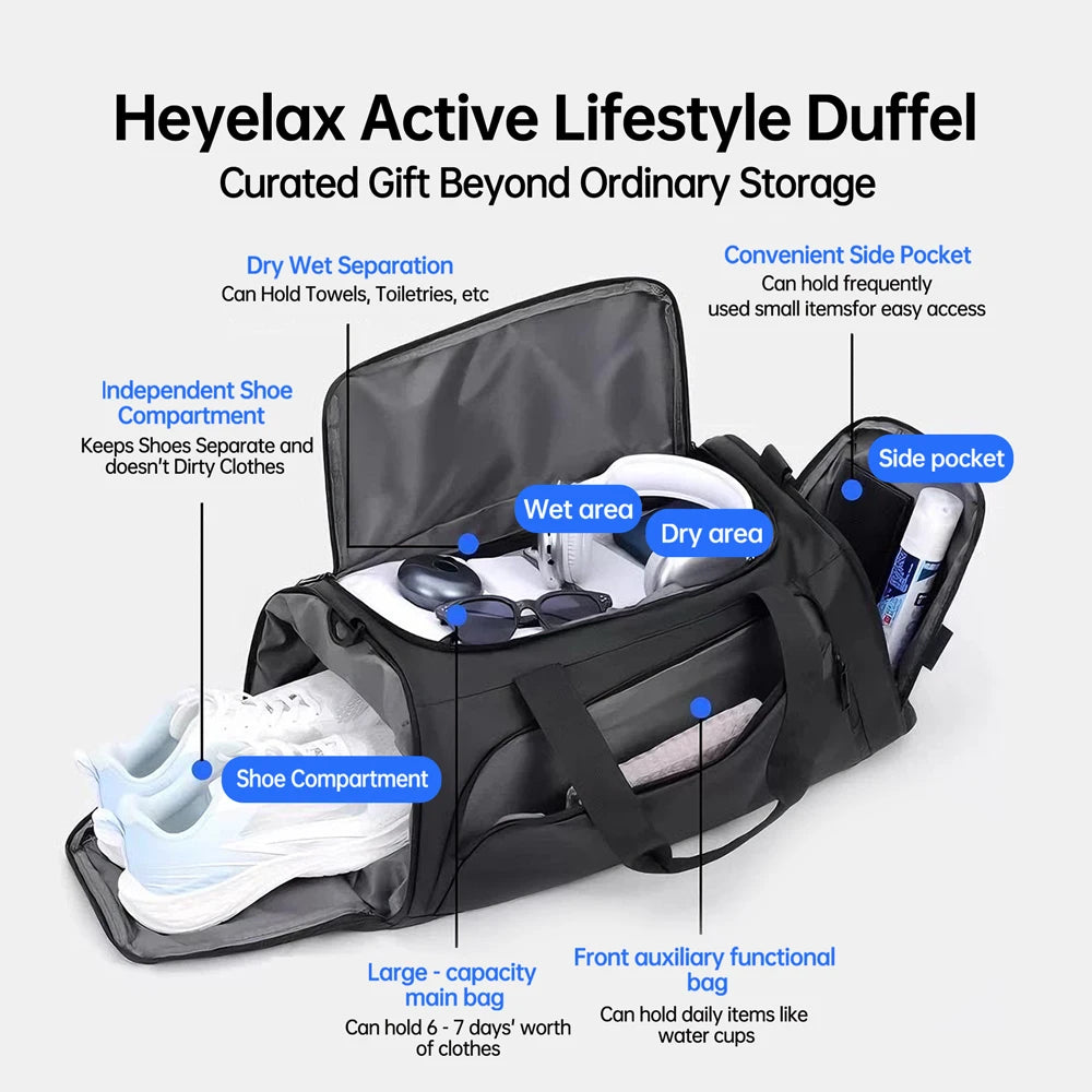 Heyelax Leg Compression Massager For Circulation And Muscle Relaxation