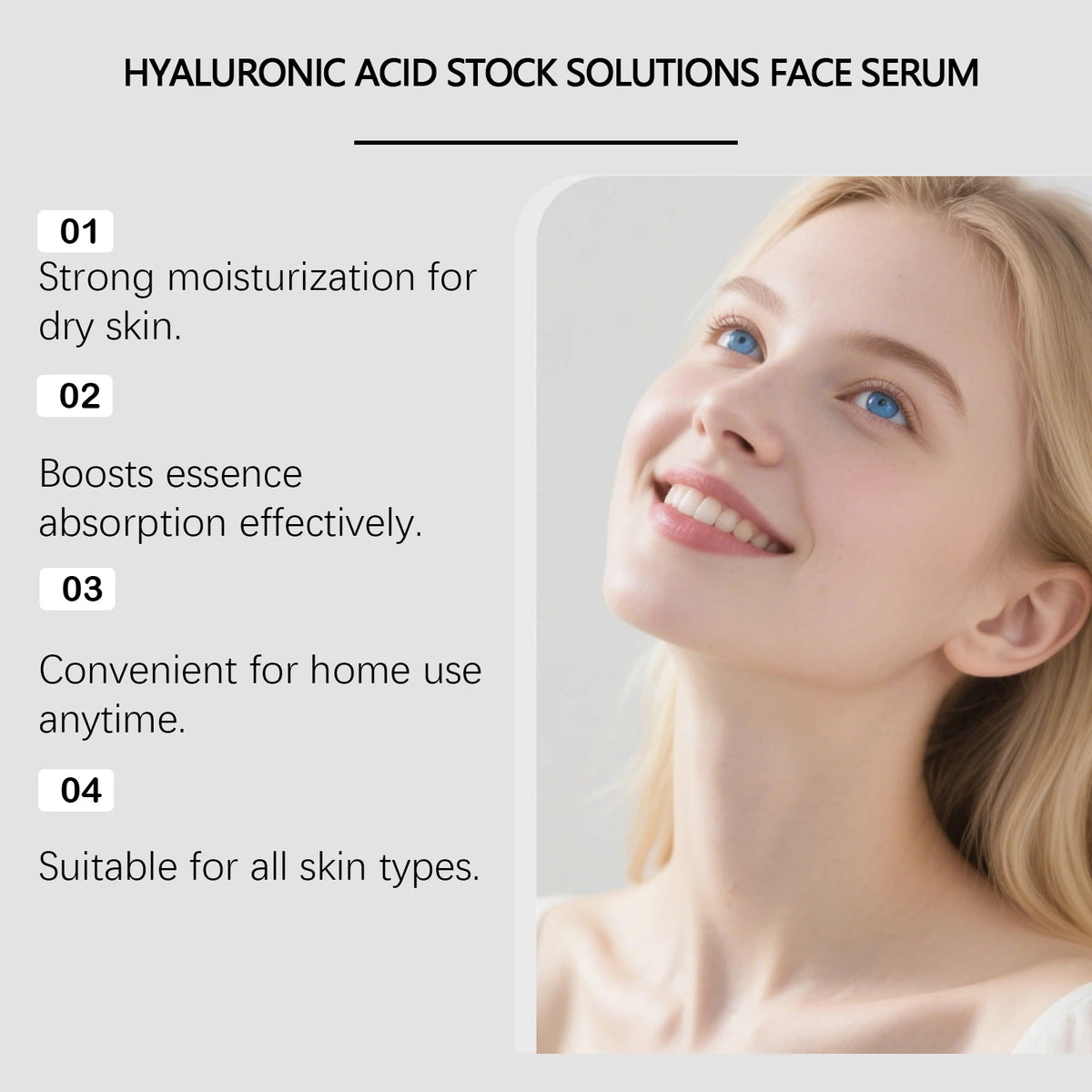 Eelhoe Hyaluronic Acid Roller Microneedle Anti Wrinkle Serum