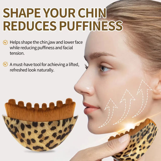 Facial Lymphatic Massage Brush With Storage Case For Beauty